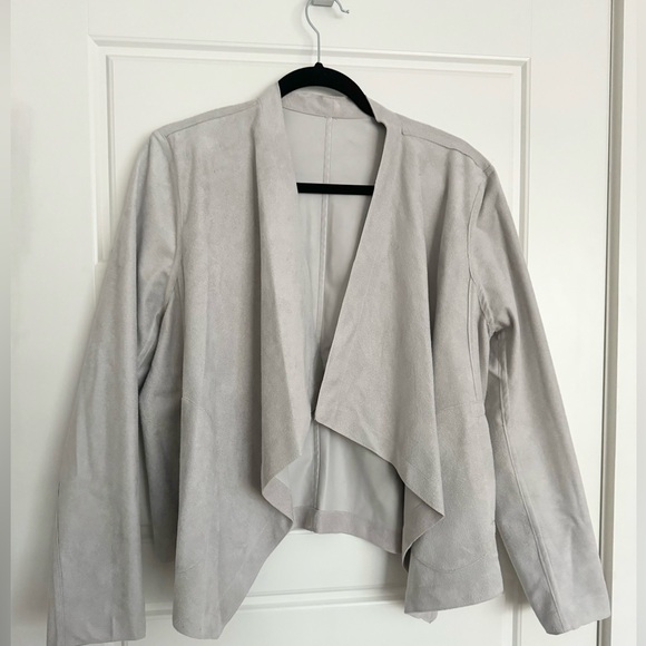 Reversible faux leather and suede jacket - Picture 5 of 7